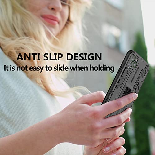 Rizz Iphone 11 Pro Max Cases With Kickstand And Magnetic Ultra Slim Shockproof Cover Mobile Phone Case For Women And Men Drop Protection Armor Military (Black) #TOP4