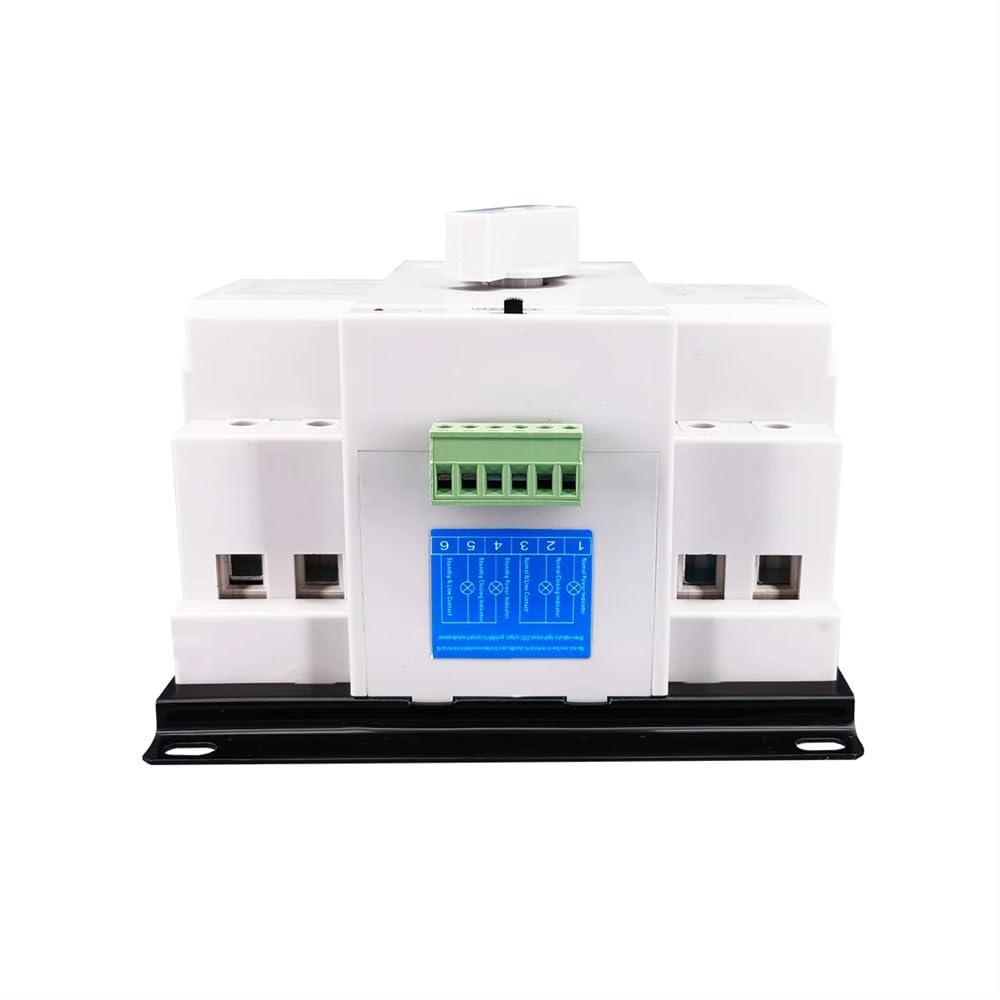 Salvavita Riarmo Automatico 2 Ingresso 1 Outpout 2P 63A 230V 50/60 Hz. MCB. Tipo Dual Power Switch di trasferimento Automatico ATS. Differenziale Riarmo Automatico