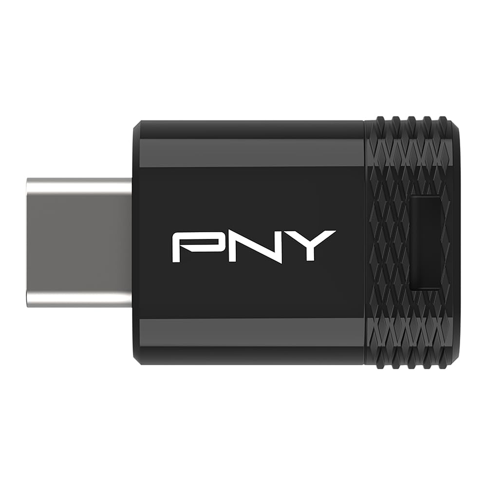 PNY 64GB Elite-X Fit Type-C USB 3.2 Flash Drive - zaawansowana wydajność do 200MB/s odczytu, wygodny przenośny magazyn danych, ultra kompaktowa konstrukcja, złącze Type-C
