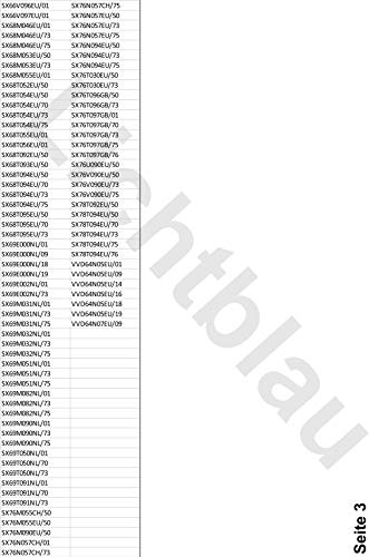 Set di molle per porta con fune per Bosch Siemens