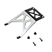 Atomik RC Alloy Front Skid Plate, Grey fits the Traxxas 1/10 Stampede and Other Traxxas Models - Replaces Traxxas Part 3623