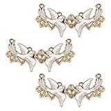 Nombreuses utilisations : ces pinces à cape peuvent être largement utilisées pour sécuriser ou décorer des coupe-vent, vestes, capes, pulls, cardigans, écharpes, robes de filles, robes de maquillage, vestes de sport, épaules et mode quotidienne comme dispositif de fixation ou décoration.