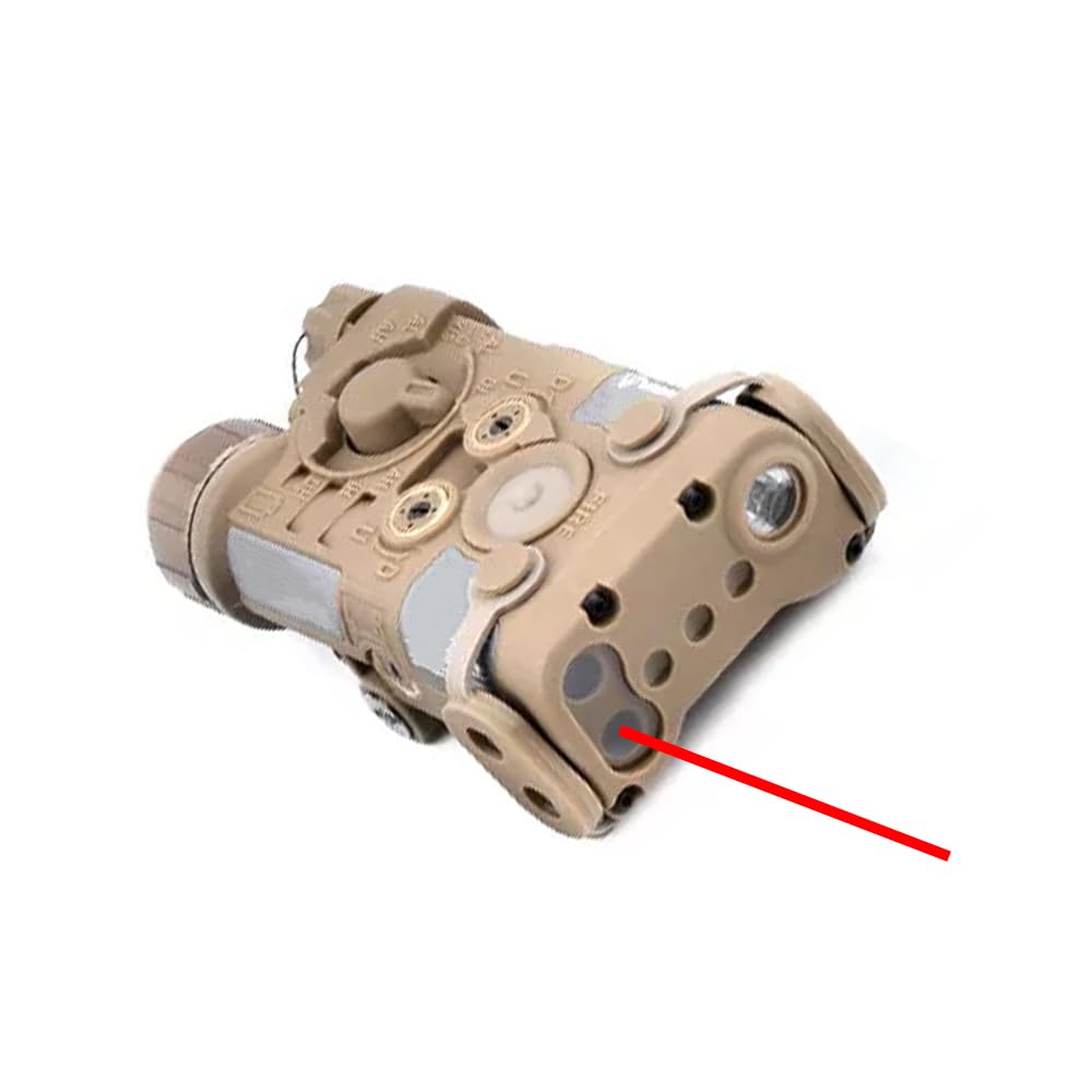 Plastic L3-NG Box Aiming Laser Sights(with Red Laser + IR Laser + LED Whitelight Flashlight),& Modular Remote Wire Control Pressure Switch Combo,Tan