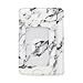 kandouren Slim Minimalist RFID Leather Wallets,Thin Front Pocket Wallet,Credit & ID Card Holder for Men & Women(White Marble)