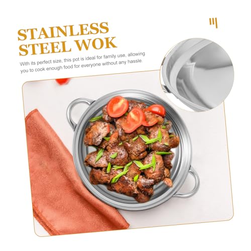Olla Wok de Acero Inoxidable ULTECHNOVO con Tapa Versátil miniatura 5