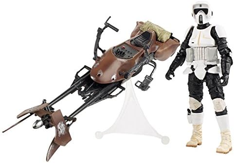 STAR WARS Deluxe 6 Inch Vehicle Figure Black Series 1 - Speeder Bike
