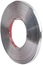 Car Styling Moulding Strip Trim, 10MM x 12.5M Car Van Truck Self Adhesive Detail Edging Chrome