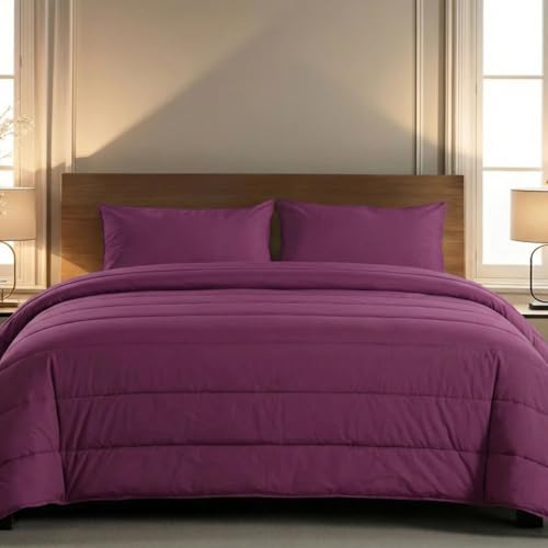 Zelesta® Comfort Uni 2-in-1 4-Jahreszeiten Ganzjahresbettdecke ohne Bezug – Bett in 10 Sek, Temperaturregulierend, Waschbar 40°C, Atmungsaktiv, Milbendicht, Mikrofaser