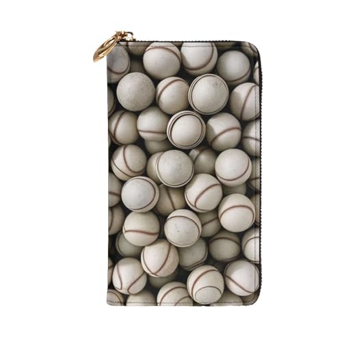 Stylish Baseball Long Leather Wallet For Women, Large Capacity Pu Leather Purse, Phone Card Holder Case Credit Card Wallet, Classy Clutch For Ladies & Men2