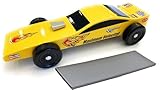 Maximum Velocity! Pinewood Car | Includes Shaped Body, Flex Weight & Stock Official Scout Wheels and Axles | Funny Car Derby Car