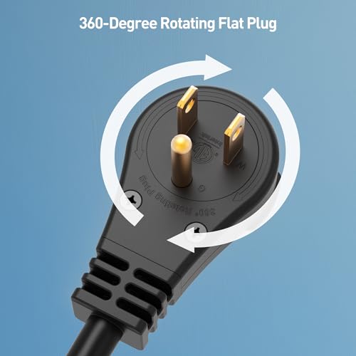 Cable Matters Extensión de Corriente 3 Tomas 1 Pieza Negro Modelo 400142-BLK-1x2 miniatura 2