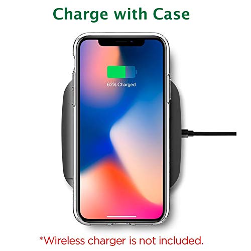 Image of TENOC Phone Case Compatible with iPhone Xs Max, Clear Case Shockproof Protective Bumper Slim Cover for 6.5 Inch