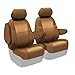 Coverking Center 50/50 Bucket Custom Fit Seat Cover for Select Mazda 5 Models - Velour (Tan)