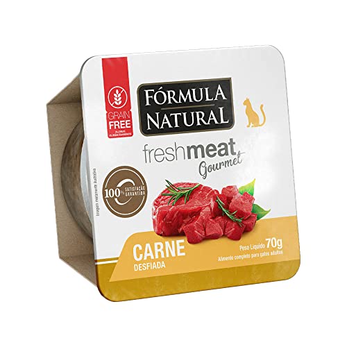 Fórmula Natural Alimento Para Gatos Gourmet Sabor Carne 70G