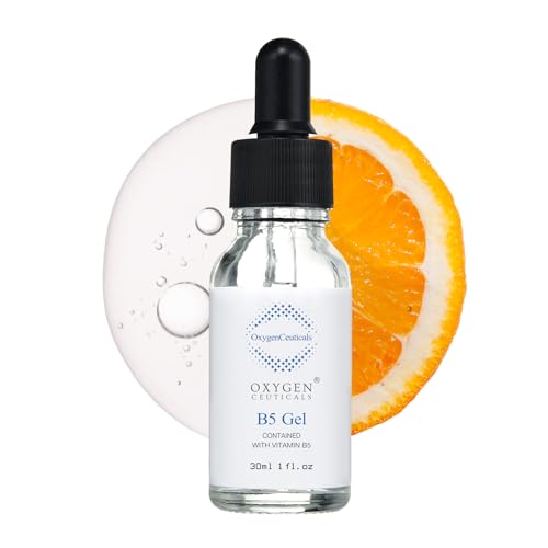 OxygenCeuticals B5 Gel – Hydrating Serum with Vitamin B5 (Panthenol), Hyaluronic Acid & Adenosine, Moisturizing & Anti-Wrinkle Care for Healthy, Elastic Skin. 1.01 fl.oz (30ml)