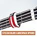 Gruv Gear FretWrap World Flags, Fret Wrap, String Dampener, Bass Mute, Guitar Fret Wrap, Acoustic Mute, GruvGear, Damper, Electric Guitar FretWrap - Pack of 1, Red/White Medium