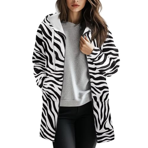 Lightweight Hooded Cardigan for Women Sweaters Pocketed Oversized Knee Length Long Coats Size S-3XL