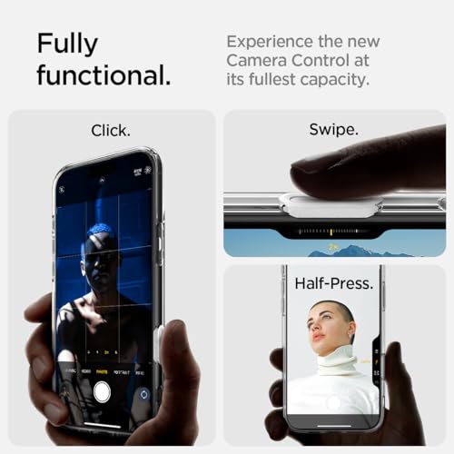Spigen Case for iPhone 16 Pro Case, Ultra Hybrid T [MagFit] Designed for Apple iPhone 16 Pro - Clear Graphite T by Spigen - Image 5