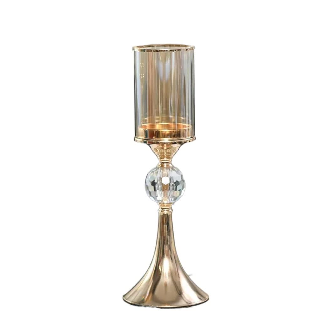 Bougeoir de table romantique rétro américain en verre