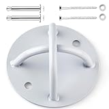 SKYPHAROS Ceiling Anchor X Mount, 1 Pcs Stainless Steel Training X Mount - 1000lb Secure Suspension Trainer Ceiling Anchor Wall Mount Bracket for Gymnastic Rings, Yoga Swings, Boxing Equipment