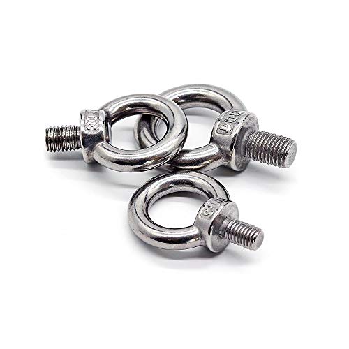 Preisvergleich Produktbild M6X11 304 Edelstahl Außengewinde Ring anheben Ringschraube Ringschraube Schrauben Maschinen Schulter 10 STÜCKE