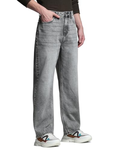 Image of Jack & Jones Men's Loose Fit Jeans | High Rise | Jeans for Men
