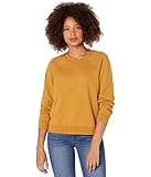 AG Adriano Goldschmied Women's Jadyn Vintage Fit Crewneck Sweatshirt, Lantern Light, X-Small