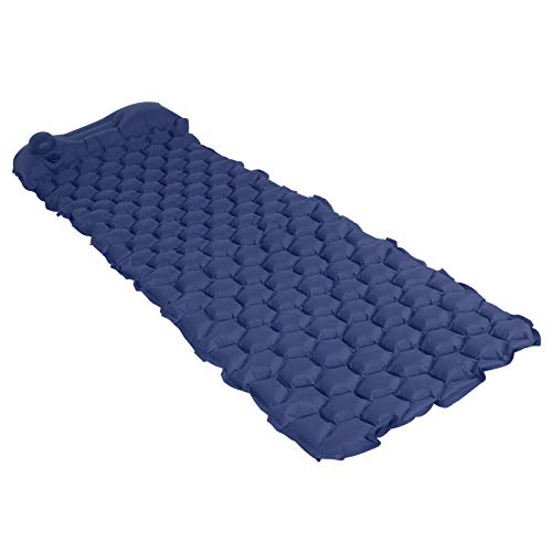 Tapete para dormir, colchão de ar inflável compacto e portátil, durável para acampamento, viagem, mo