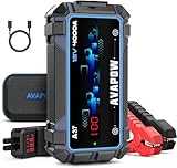 AVAPOW Car Battery Jump Starter 4000A Peak,12V Portable Jumpstart Box for Up to 10L Gas 10L Diesel Engine,PD 60W Fast Charging Lithium Jump Starters Charger Pack