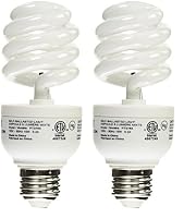 Exo Terra Natural Light, Vollspektrum-Tageslichtlampe, Kompakte Lampe mit idealem Tageslichtspektrum für alle Reptilien und Amphibien, 13W, Fassung E27 (Packung mit 2)