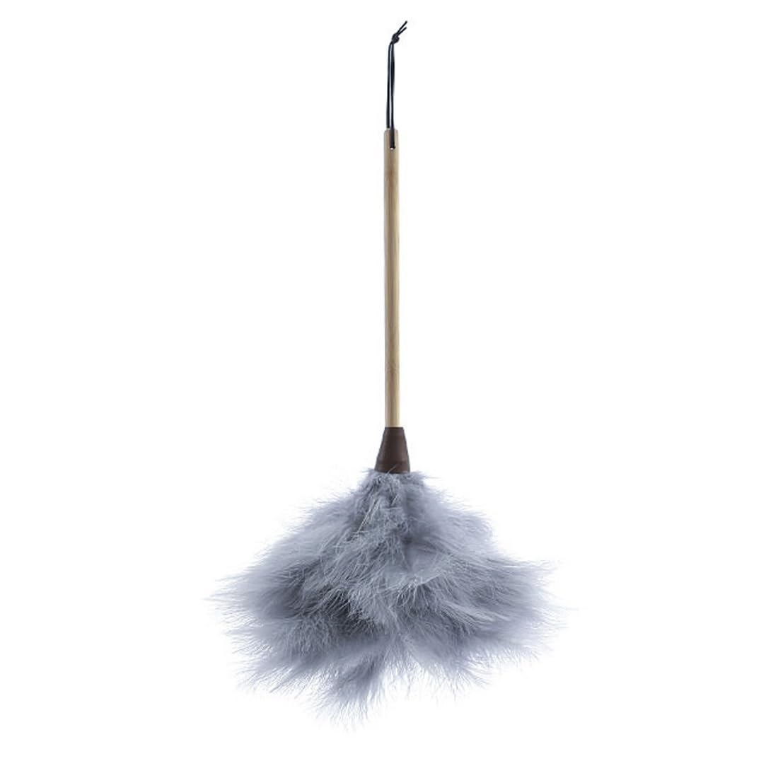 feather duster, With Wooden Dust Cleaning Tool Soft Feathers Fluffy Dusters Reusable, For Home, Car, Office(S)