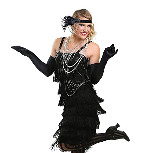 VIKSAUN 5 Pcs 1920 Accessories Set Great Gatsby Fancy Dress, Flapper Accessories - Image 4