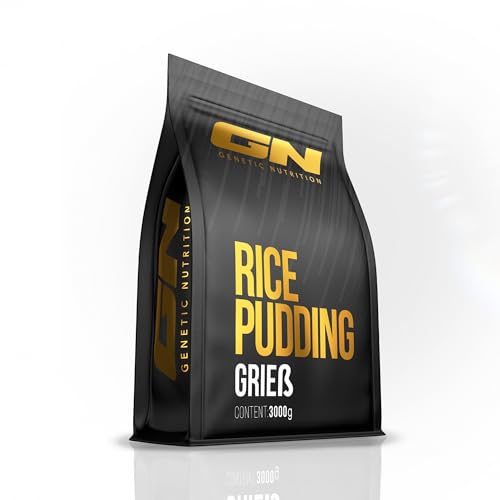 GN Laboratories Rice Pudding Grieß – Reispudding mit hohem Proteingehalt – Zuckerfreier Proteinpudding für Low-Carb Ernährung und Fitness – 3000g Beutel, Schnelle Zubereitung“