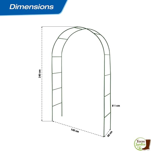 OSE Arche de Jardin pour Plantes grimpantes - 3