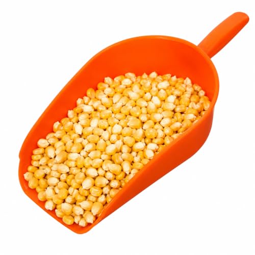 JOINPAYA Poultry Feeding Shovel Reusable Plastic Feed Scoop with Ergonomic Handle Large Capacity Grain Scoop for Farm Feed Distribution Livestock Care 12.99 X 6.10 X 4.44 in