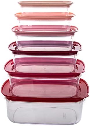 ULTRAFORM Nest Saklama Set Kırmızı 12 Parça