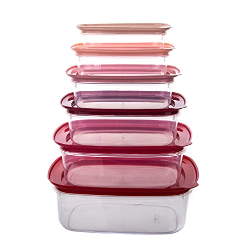 ULTRAFORM Nest Saklama Set Kırmızı 12 Parça