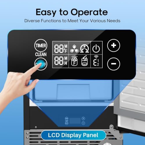Image of ICEPURE 15 inch Under Counter Ice Maker with Drain Pump and Filter