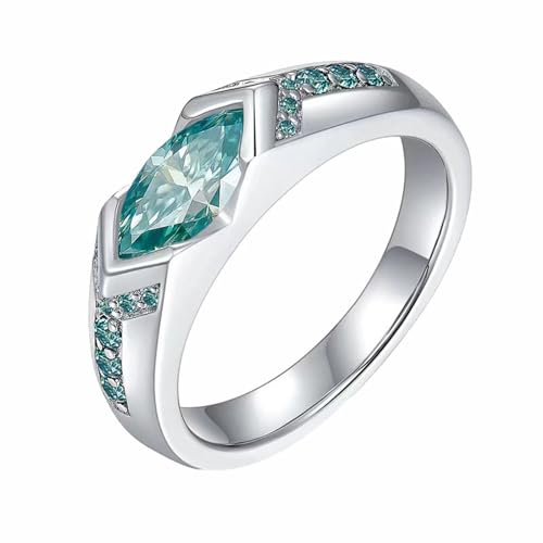 Bague en zircone cubique ouverte à la mode et titane lymphatique