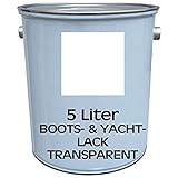 5 Liter Premium Bootslack | Yachtlack | Schiffslack |hochglänzend | farblos/transparent | made by Wilckens