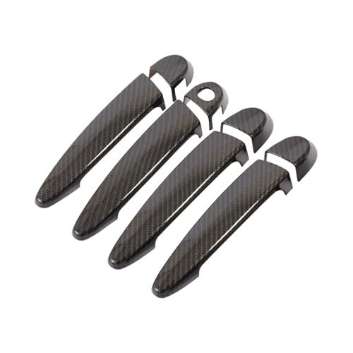 Poignée de porte extérieure de voiture style carbone pour sorties chic