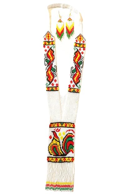 GenericLIFE FASHION Point Beaded Bohemian Gypsy Necklace