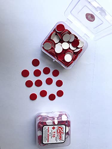 Kalpana Bindi Deep Red Round Sticker kumkum | Size - 3 | (Pack of 12)-picture-21