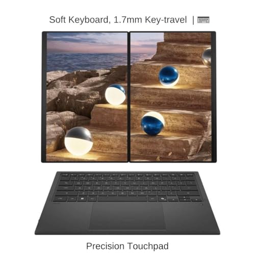 Image of HIDevolution [2026] ASUS Zenbook Duo UX8407AA Gray Dual 14 inch 3K 144Hz OLED Touch, 1.6 GHz Ultra 9-386H, Intel Graphics, 32 GB LPDDR5X RAM, 8 TB PCIe SSD, Windows 11 Home