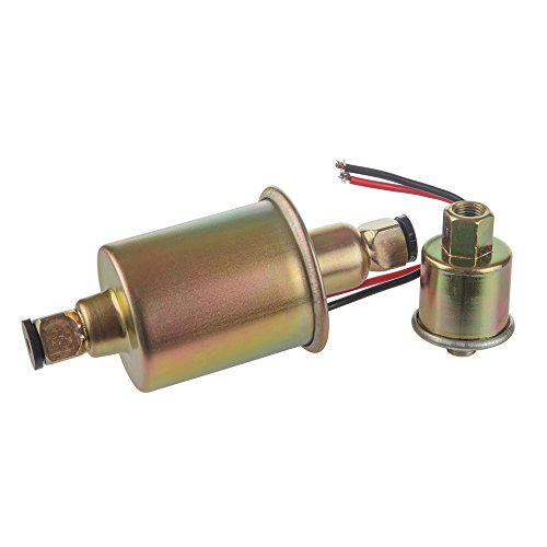 Ga8012S E8012S Fd0002 P60430 Ep12S 6414671 Low Pressure (2.5 - 4Psi)12V Heavy Duty Gas Diesel In-Line In-Tank Electric Fuel Pump With Installation Kit Metal Solid Petro Gasoline Or Diesel Engine #TOP2