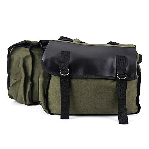 Bolsa de Silla para Motocicleta en Verde Oliva miniatura 3