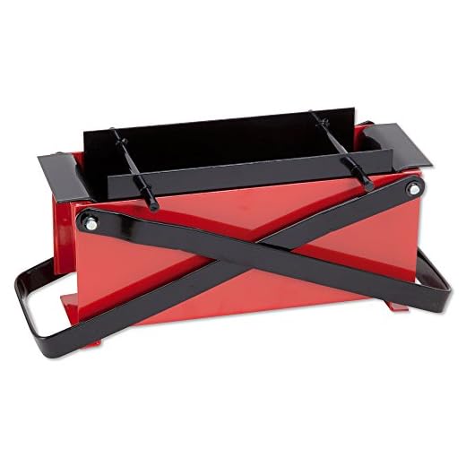 Bits and Pieces - Newspaper Briquet Maker-Heavy Duty Steel Press Paper Log Maker - Brick Press Measures 10-1/4" Long x 5-1/4"