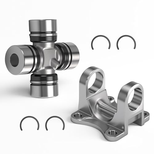 Riyhch Lower Driveshaft Flange Yoke 37315-35040+Universal Joint U-Joint Precision 5-1510X,for Toyota 4Runne/Celica/Land Cruiser/Pickup/Previa/Supra/T100/Tacoma/Tundra,OE#37315-35040 5-1510X