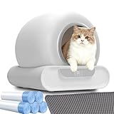 XQDKoon Arenero Autolimpiable, Automatic Cat Litter Box para Varios Gatos