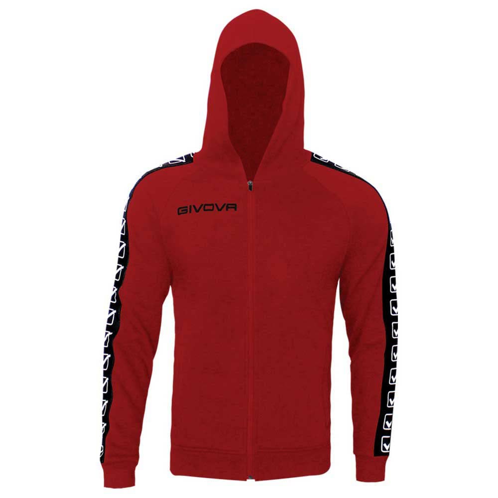 Givova Felpa Full Zip Band Rosso Tg. L-image